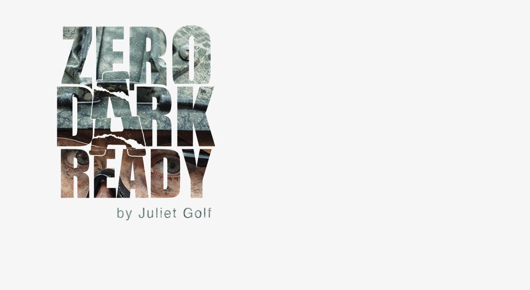 Blog logo. Zero Dark Ready by Juliet Golf